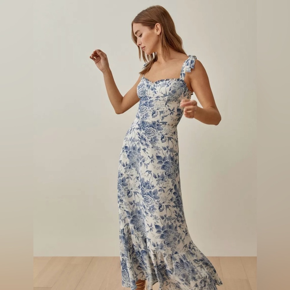 Reformation Nikita midi dress / size 0